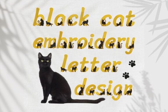Black Cat Embroidery Fonts a-z, 0-9 Review for Seasonal Creations