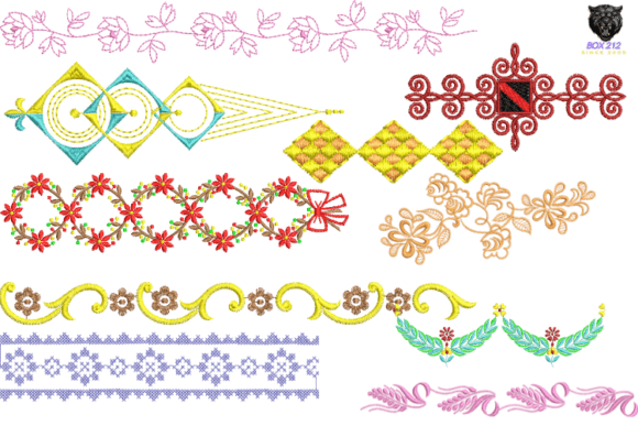 Border Collection Embroidery Design Review for Small Business Use