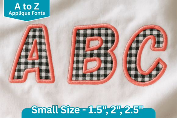 Campus Block Applique Embroidery Font Review for Small Business Use