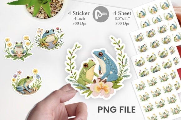 Frog Embroidery Sticker Review: A Practical Design for Real Projects