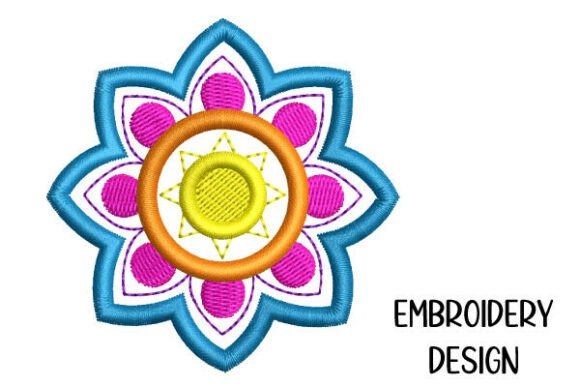 Mandala Circle – Small Embroidery Motif Review for Personalized Gifts