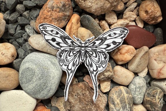Mystical Butterfly Machine Embroidery: A Magical Holiday Design