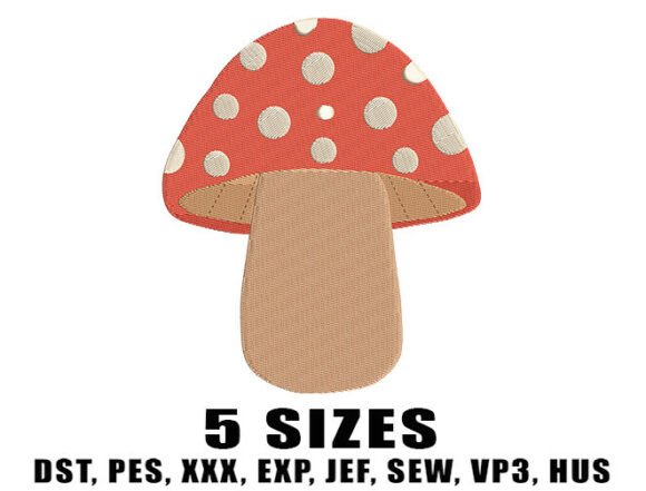 Nature Mushroom Embroidery Designs: A Craft Fair Favorite