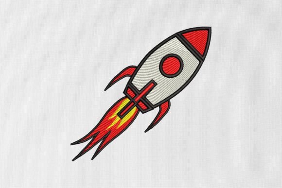 Rocket Embroidery Design Review for Personalized Gift Products