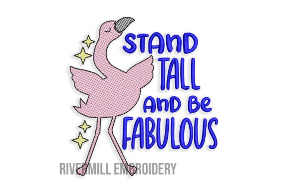 Stand Tall Be Fabulous Embroidery Design Review